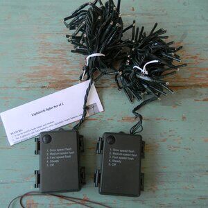 NEW Lighticicle Set of 2 Hanging Icicle Light Strands